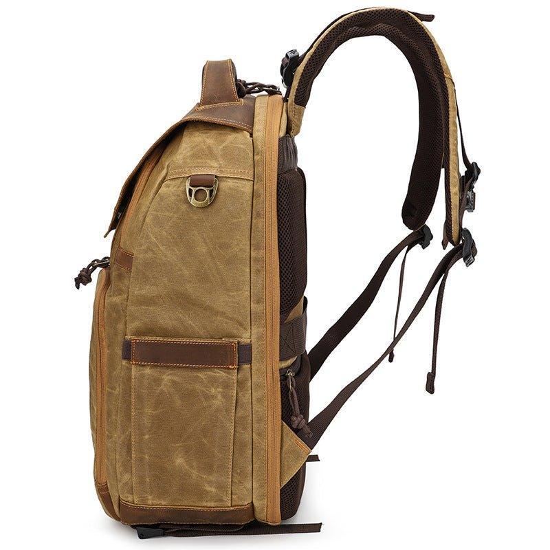 Woosir Canvas Camera Backpack with Laptop Compartment