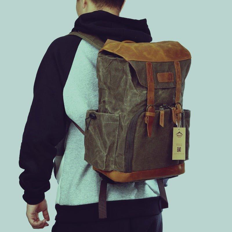 Woosir Canvas DSLR Camera Backpack