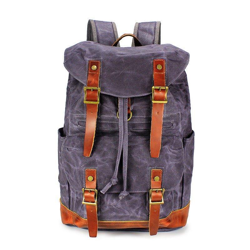 Large Canvas Backpack Vintage with Laptop Sleeve