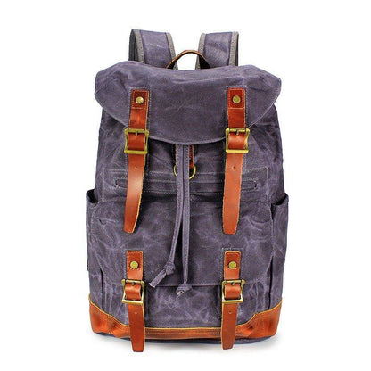 Large Canvas Backpack Vintage with Laptop Sleeve