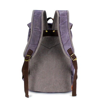 Large Canvas Backpack Vintage with Laptop Sleeve