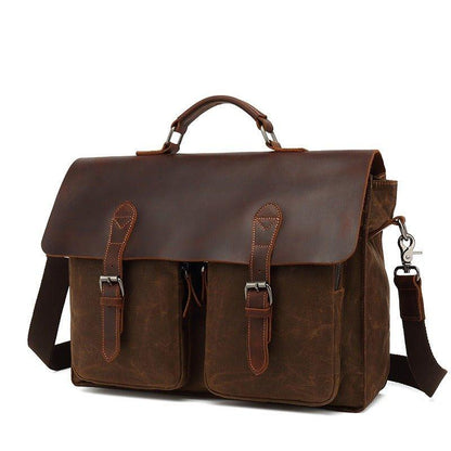 Woosir Canvas Laptop Bag 15.6 Inch