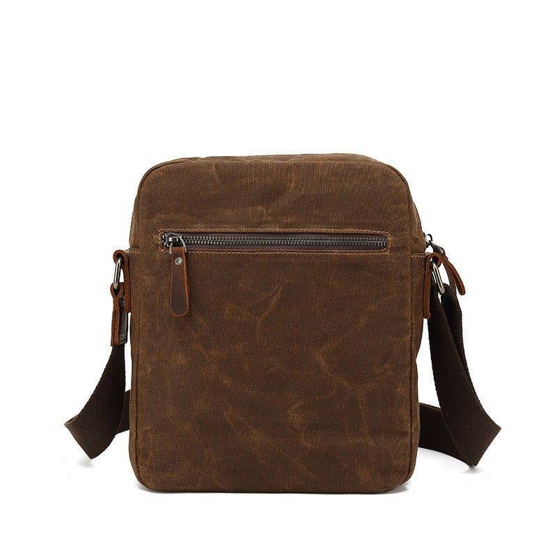 Small Canvas Crossbody Messenger Bag for Man