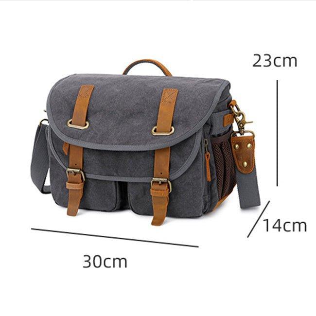 Woosir Canvas Shoulder Messenger Camera Bag