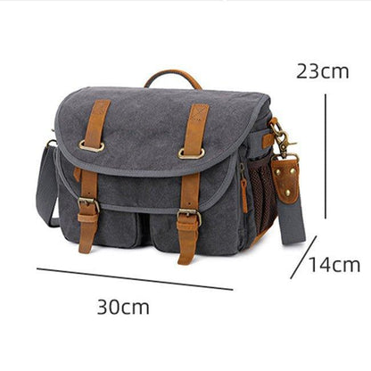 Woosir Canvas Shoulder Messenger Camera Bag