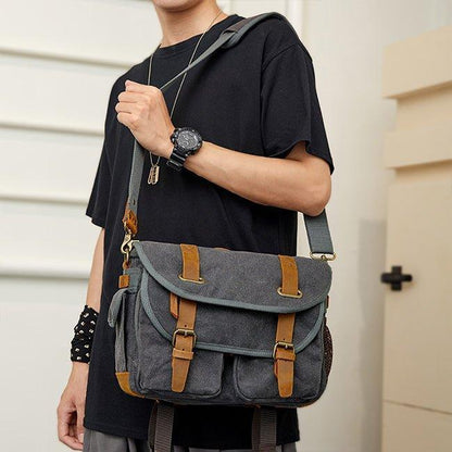 Woosir Canvas Shoulder Messenger Camera Bag