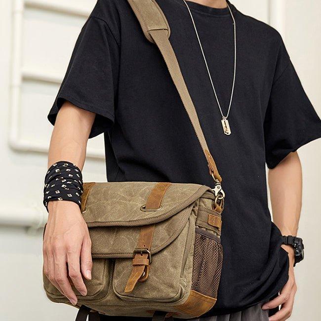 Woosir Canvas Shoulder Messenger Camera Bag