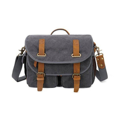 Woosir Canvas Shoulder Messenger Camera Bag