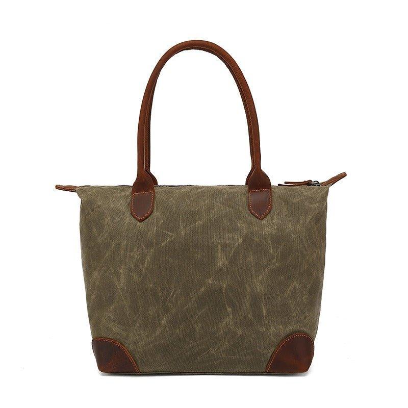 Woosir Canvas Tote Bags with Zipper Closure