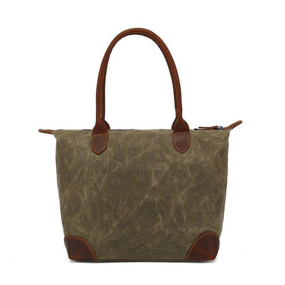 Woosir Canvas Tote Bags with Zipper Closure