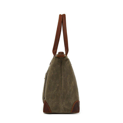 Woosir Canvas Tote Bags with Zipper Closure