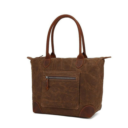 Woosir Canvas Tote Bags with Zipper Closure