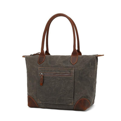 Woosir Canvas Tote Bags with Zipper Closure