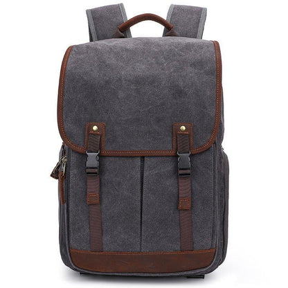 Woosir Canvas Waterproof Camera Bag Backpack