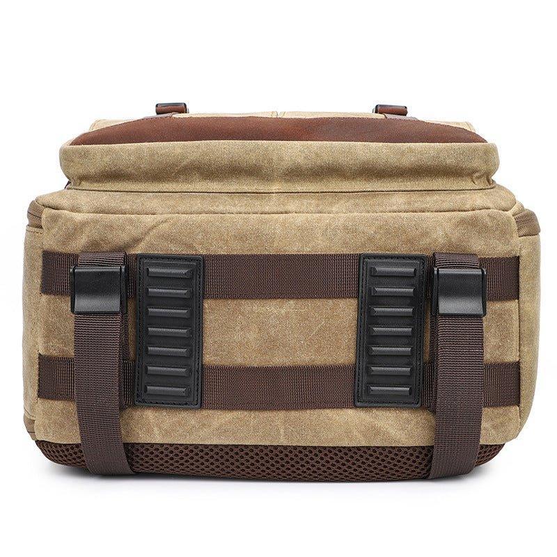 Woosir Canvas Waterproof Camera Bag Backpack