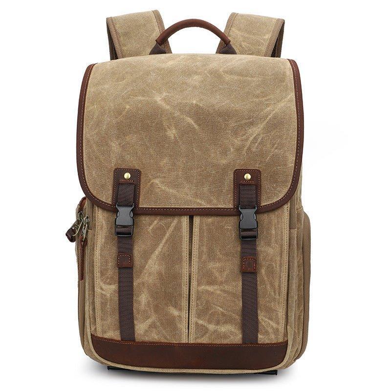 Woosir Canvas Waterproof Camera Bag Backpack