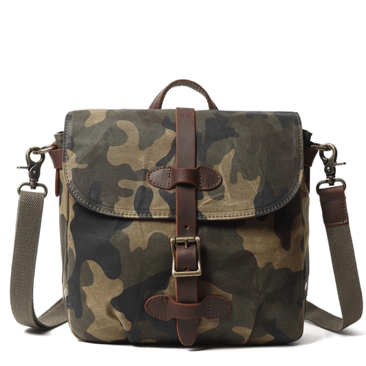 Small Canvas Military Messenger Bag Mens