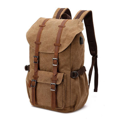 Casual Laptop Canvas Backpack