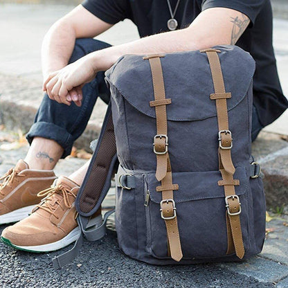 Casual Laptop Canvas Backpack