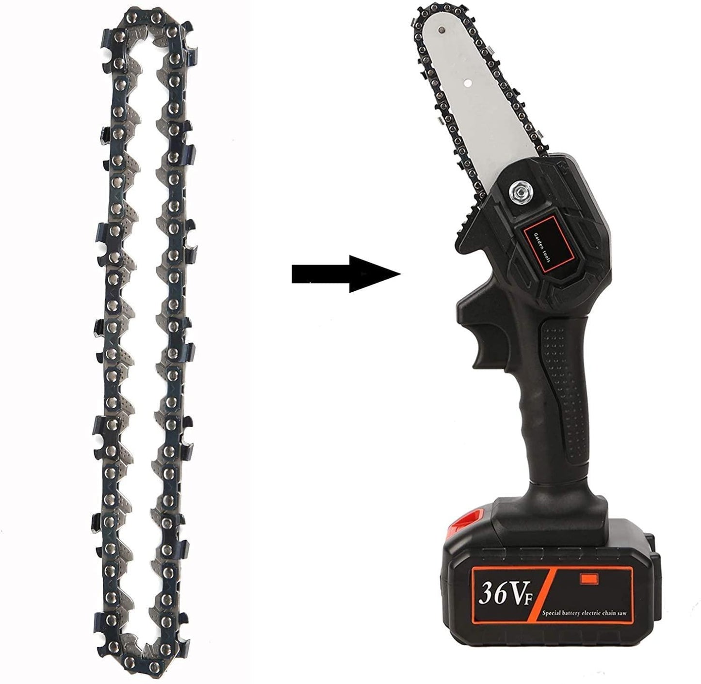 Woosir Chainsaw Chain for 4-Inch Bars