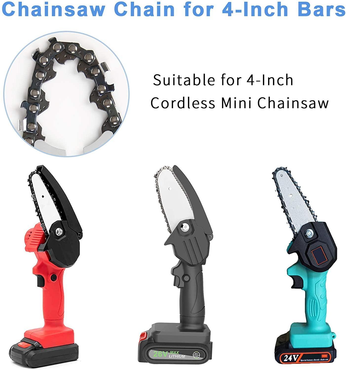 Woosir Chainsaw Chain for 4-Inch Bars