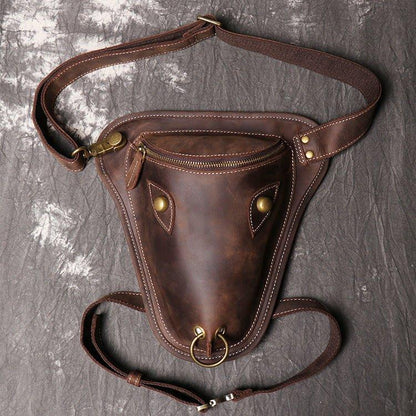 Woosir Cool Cow Head Leg Crossbody Bag Fanny Pack