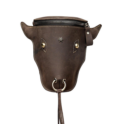 Woosir Cool Cow Head Thigh Fanny Pack