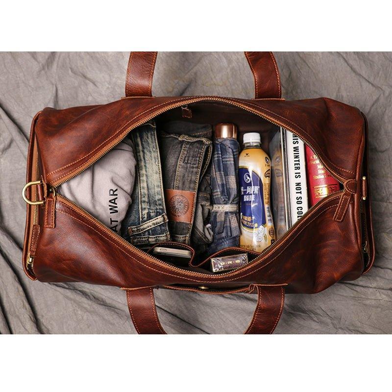 Woosir Cowhide Duffle Bag 21"