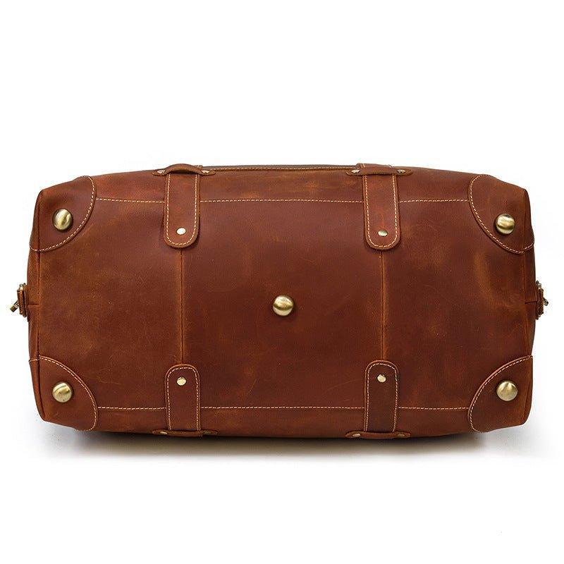 Cowhide Vintage Duffle Bag Leather