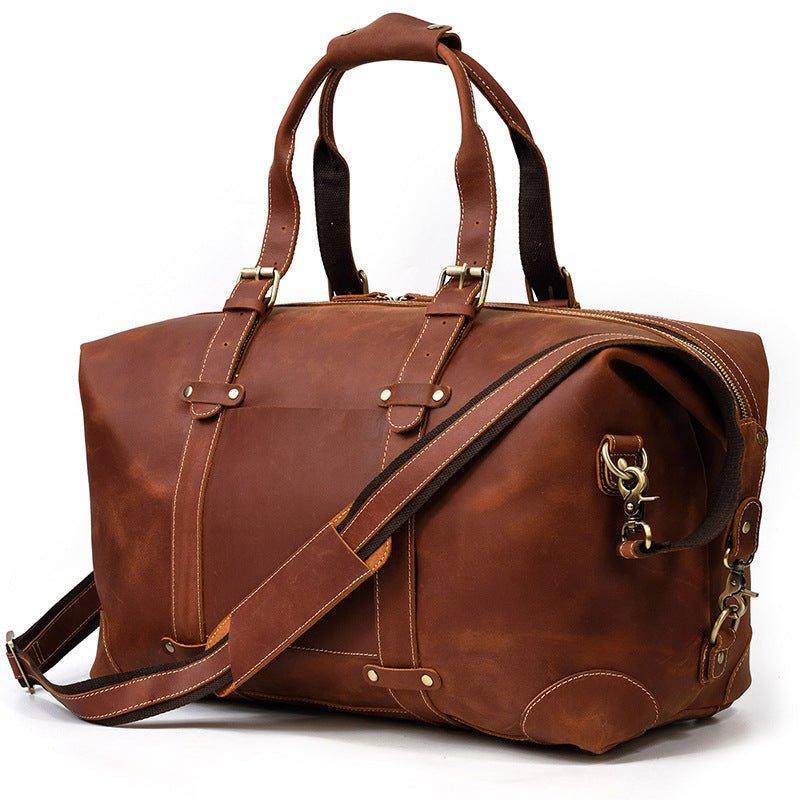 Cowhide Vintage Duffle Bag Leather