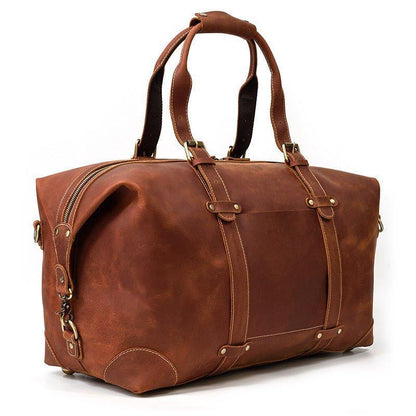 Cowhide Vintage Duffle Bag Leather