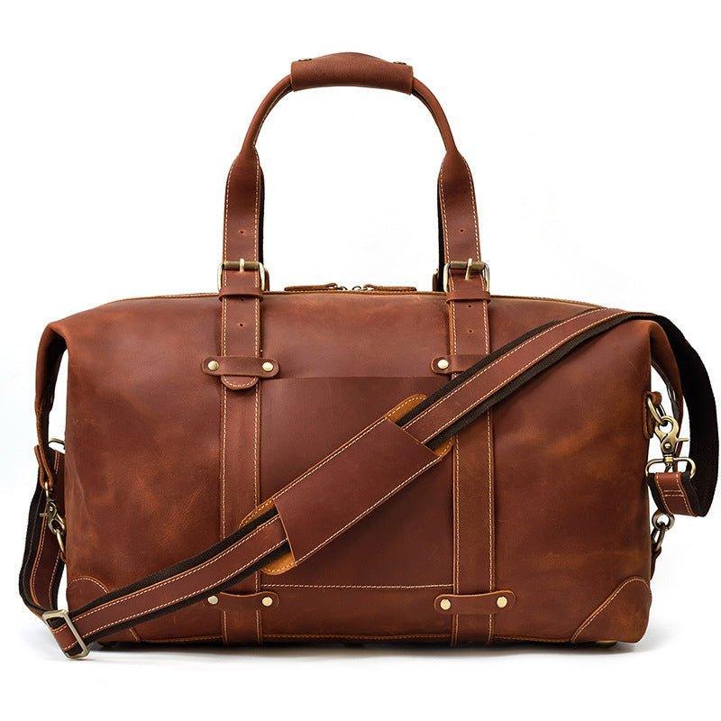 Cowhide Vintage Duffle Bag Leather