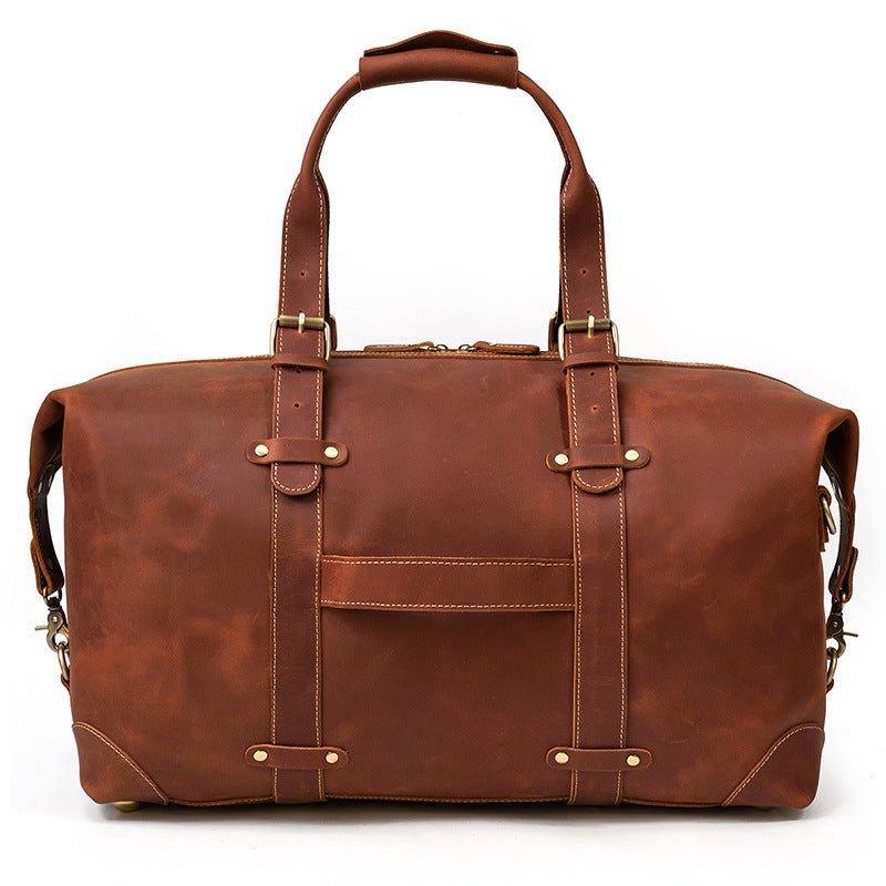 Cowhide Vintage Duffle Bag Leather