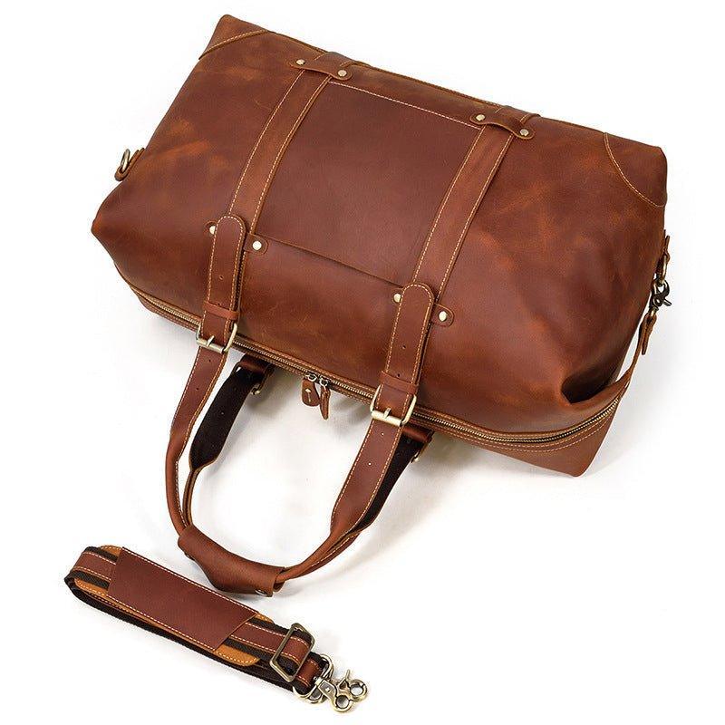 Cowhide Vintage Duffle Bag Leather