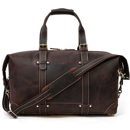 Cowhide Vintage Duffle Bag Leather