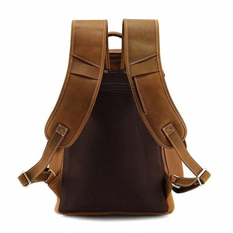 Woosir Cowhide Leather Backpack Men's