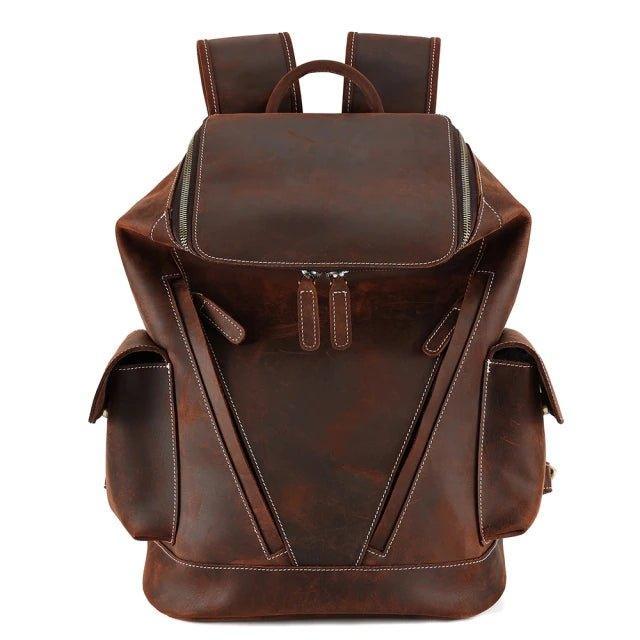 Woosir Cowhide Leather Backpack Men's