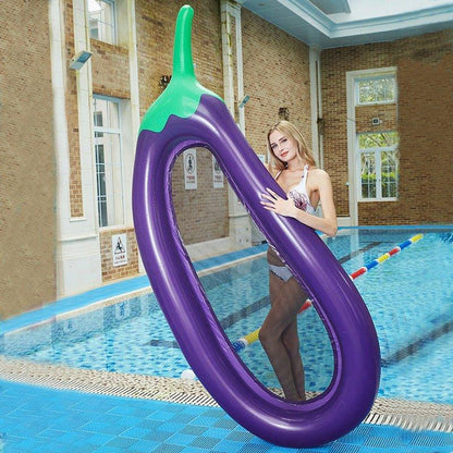 Woosir Eggplant Inflatable Pool Float