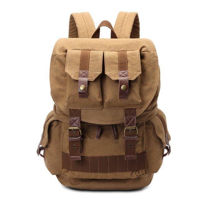 Fashion Canvas Camera Backpack DSLR Case Rucksack