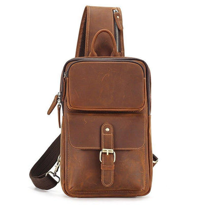 Leather Cross Body Sling Bag