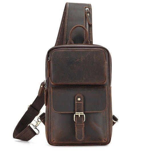 Leather Cross Body Sling Bag