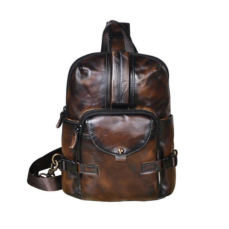 Genuine Leather Sling Bag Vintage