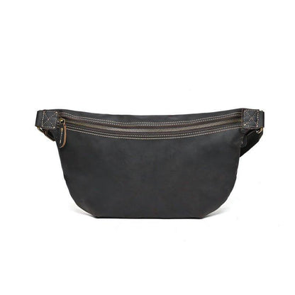 Genuine Cowhide Leather Sling Bag for Man