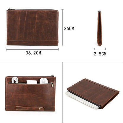 Woosir Genuine Leather Case for Macbook Pro 14.2 Inch