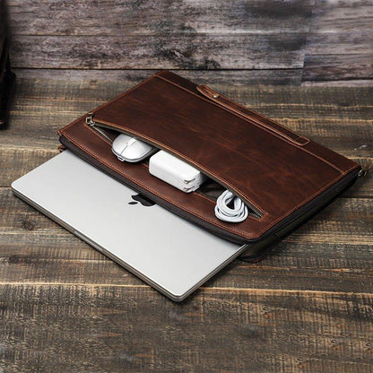 Woosir Genuine Leather Case for Macbook Pro 14.2 Inch