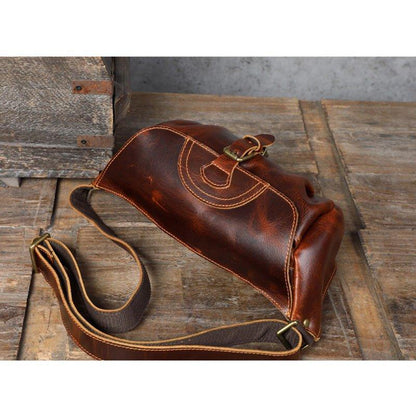 Genuine Leather Cross Body Bag for Men