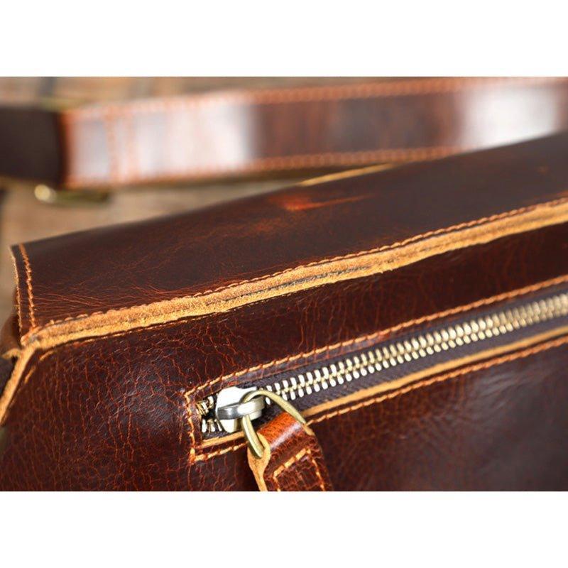 Genuine Leather Cross Body Bag for Men