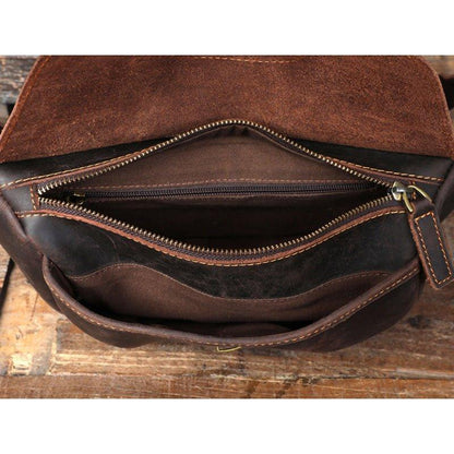 Genuine Leather Cross Body Bag for Men