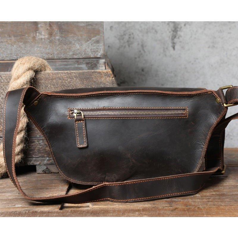 Genuine Leather Cross Body Bag for Men