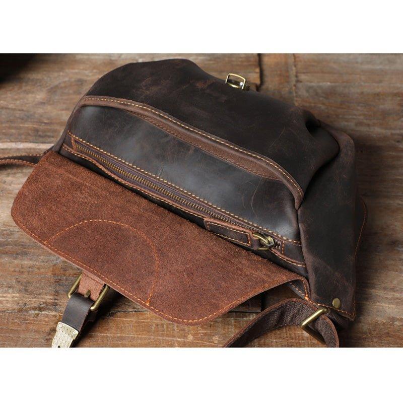 Genuine Leather Cross Body Bag for Men